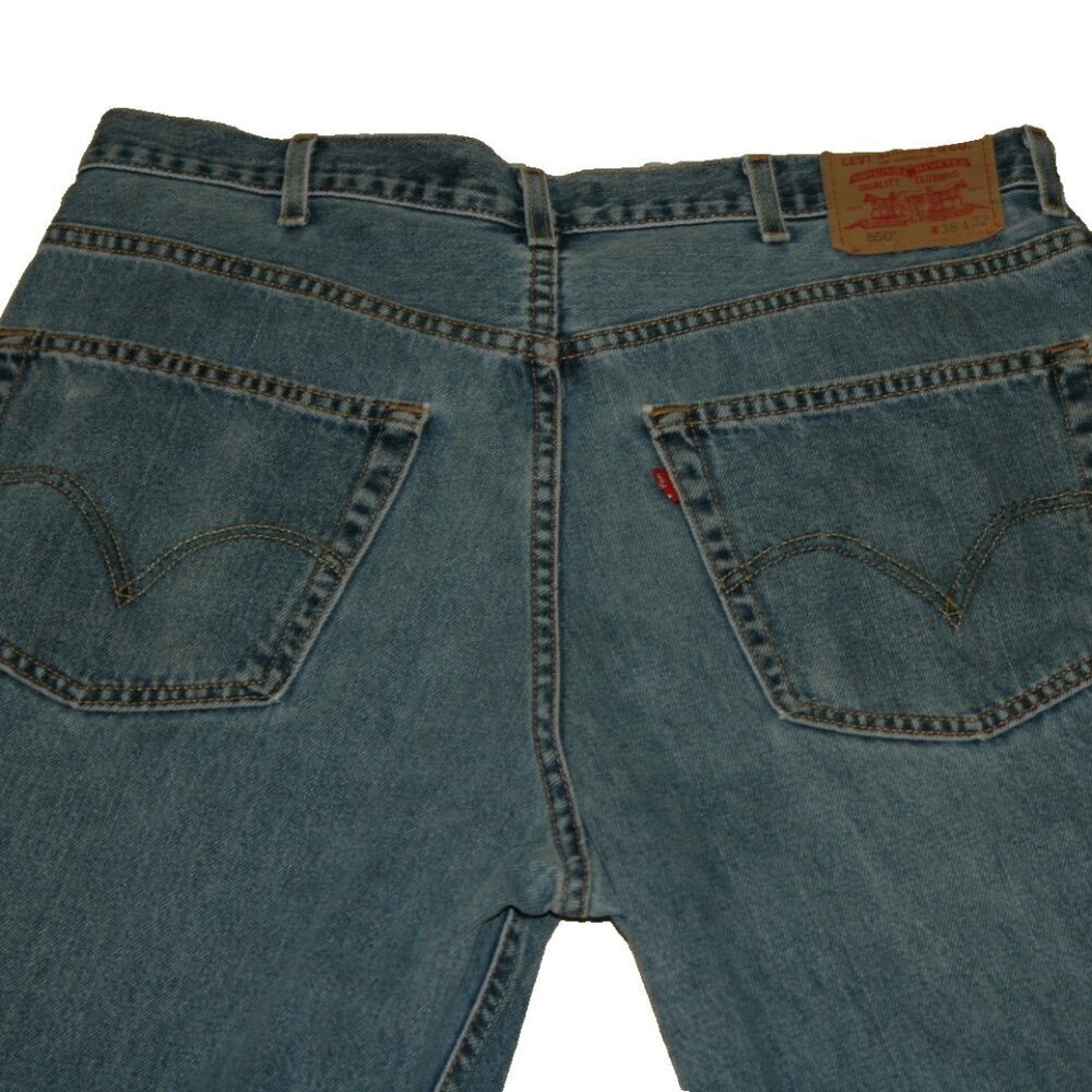 Levi's 550 Red Tag Jeans Men's 38x32 Relaxed Fit Denim - Picture 4 of 7
